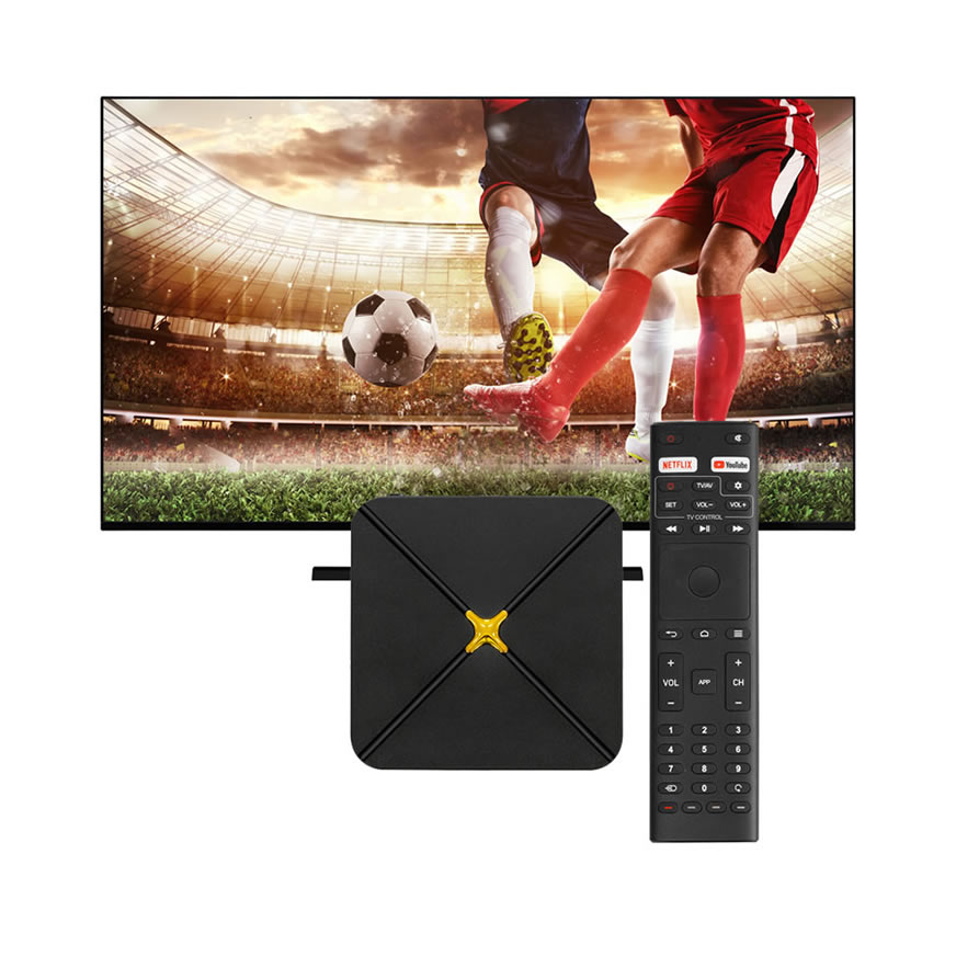 HLQ-PLUS网络机顶盒 Amlogic S905X3四核 2GB DDR4+8GB/32GB/64GB eMMC 双频WiFi蓝牙 4K@60fps HDR10解码 安卓9.0-14智能网络播放器