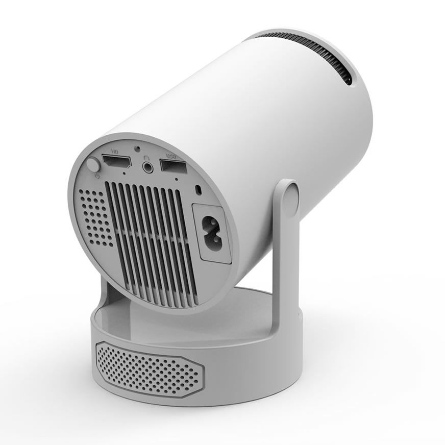 X10-HIFI Ultrakurzwurf Smart Projektor, 720P HD mit HIFI Lautsprecher, Tragbar für Zuhause & Büro