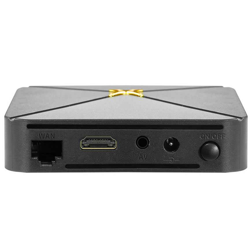 HLQ-Max – Hochauflösender 4K Smart TV Box | Schneller Quad-Core-Mediaplayer mit Netzwerkzugang